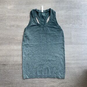 Athleta Momentum Seamless Green Gradient Racerback Tank Top Women's XS 1308